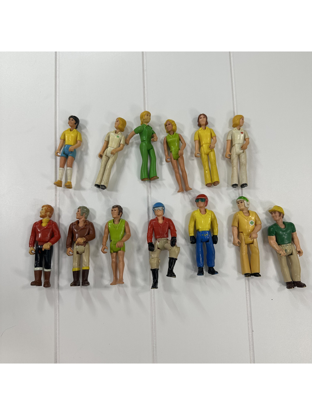 Vintage 70s Fisher Price Adventure People Action Figures Lot of 13